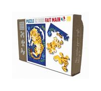 Puzzle 12 pieces en bois Graou le tigre