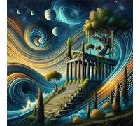 Puzzle 120 Pièces Adultes Bâtiments Anciens, Jeu éducatif Défi Jouets Divertissement Créatif, Puzzle Adulte 120 Pieces 45x45 cm