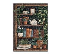Puzzle 120 Pièces Adultes Bibliothèque Plante 25x20 cm Jeu Éducatif Impossible Difficile comme Cadeau et Décoration Murale Puzzle Adulte 120 Pieces