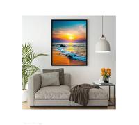 Puzzle 120 Pieces Adultes Coucher Soleil L'Océan 25 x 20 cm Puzzle Adulte Jeu éducatif défi Jouet Puzzle Impossible 120 Pièces Puzzles