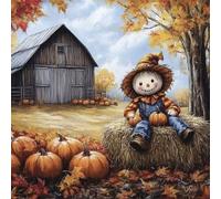 Puzzle 120 Pièces Adultes Ferme d'automne, Développe Observation, Logique et Concentration, Puzzle Adulte 120 Pieces 45x45 cm