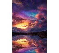 Puzzle 120 Pièces Adultes Lac Sunset, Défis Amusants Parfait pour la Détente Créativité, Puzzle 120 Pieces 25 x 20 cm