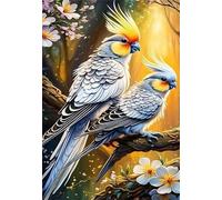 Puzzle 120 Pièces Adultes Perroquet Fleurs, Défis Amusants Parfait pour la Détente Créativité, Puzzle 120 Pieces 25 x 20 cm