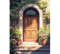 Puzzle 120 Pièces Adultes Porte de Jardin Sunshine 25x20cm 120 Pièces Puzzles pour Adultes Jeu éducatif défi Jouet, Puzzle Impossible pour Toute la Famille