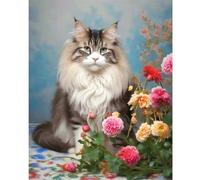 Puzzle 120 pièces,Chat Noble Puzzl pour Adultes, Puzzles pour Adultes Jeu éducatif Défi Jouet, Jeu d'adresse pour Toute la Famille, Puzzle pour Adulte Enfants