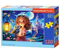 Puzzle 120 Princesse avec chouette Castor
