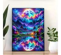 Puzzle 1200 Pièces Adulte, Paysage des Lacs Lunaires 75 x 50 cm Jeu Classique Puzzles pour Adultes Jouet Éducatif, Puzzle pour Adulte 1200 Pieces, Jeu Difficile pour Les activités