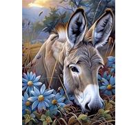 Puzzle 1200 Pièces Adultes Âne Animal de Mauvaise Herbe, 1200 Pièces Puzzles pour Adultes Jeu éducatif Jouets Défi, Décoration de la Maison, Cadeaux de Vacances