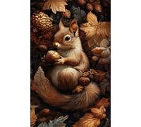 Puzzle 1200 Pièces Adultes Écureuil Animal Puzzle Difficile et Stimulant Jeux éducatif Puzzles Classiques Puzzles 1200 Pièces Adultes Cadeau Stimulant 75 x 50 cm