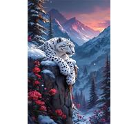 Puzzle 1200 Pièces Adultes Fleurs Léopard Neiges 75 x 50 cm, Jeux éducatif, Divertissement Créatif, Puzzle Classique, Jeu Difficile Puzzles 1200 Pièces