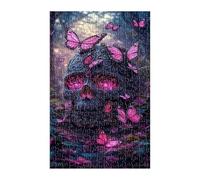 Puzzle 1200 Pièces Adultes Papillon Fantôme 75x50 cm Jeu Éducatif Impossible Difficile comme Cadeau et Décoration Murale Puzzle Adulte 1200 Pieces