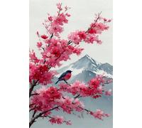 Puzzle 1200 Pièces Adultes Peinture L'Encre, Défis Amusants Parfait pour la Détente Créativité, Puzzle 1200 Pieces 75 x 50 cm