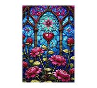 Puzzle 1200 Pièces Adultes Rose Fleurs 75x50 cm Jeu Éducatif Jeu de Création et Logique Concentration, Cadeau Garcon et Fille, Puzzle Adulte 1200 Pièces