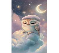 Puzzle 1200 Pieces, Animaux Lune Hiboux, 75x50 cm Divertissement Créatif, Jeu éducatif Challenge Toy, Cadeau Garcon et Fille, Puzzle Adulte 1200 Pièces