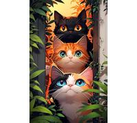 Puzzle 1200 Pieces, Chat Dessin Animé, 75x50 cm Divertissement Créatif, Jeu éducatif Challenge Toy, Cadeau Garcon et Fille, Puzzle Adulte 1200 Pièces