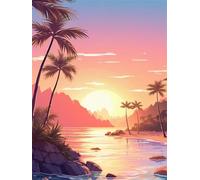 Puzzle 1200 pièces, Coucher de Soleil sur la rivière Puzzles pour Adultes Jeu éducatif Défi Jouet, Jeu d'adresse pour Toute la Famille Puzzle pour Adultes