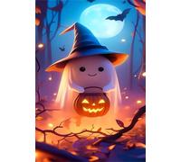 Puzzle 1200 Pieces Fantôme Lune, Jouet Educatif, Jouets de Jeu Stimulants, Puzzle Impossible, Puzzles Adulte 1200 Pièces 75x50 cm