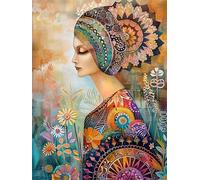 Puzzle 1200 pièces, Femme Ethnique Puzzles pour Adultes Jeu éducatif Défi Jouet, Jeu d'adresse pour Toute la Famille Puzzle pour Adultes