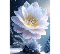 Puzzle 1200 pièces, Fleur de Lotus de Glace Puzzles pour Adultes Jeu éducatif Défi Jouet, Jeu d'adresse pour Toute la Famille Puzzle pour Adultes