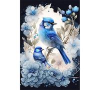 Puzzle 1200 pièces,Fleur d'oiseau Bleu Puzzl pour Adultes, Puzzles pour Adultes Jeu éducatif Défi Jouet, Jeu d'adresse pour Toute la Famille, Puzzle pour Adulte Enfants