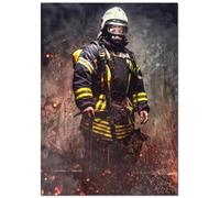 Puzzle 1200 pièces, Héros Pompier Puzzles pour Adultes Jeu éducatif Défi Jouet, Jeu d'adresse pour Toute la Famille Puzzle pour Adultes