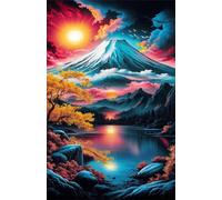 Puzzle 1200 Pieces, Lac Jungle Montagne, 75x50 cm Divertissement Créatif, Jeu éducatif Challenge Toy, Cadeau Garcon et Fille, Puzzle Adulte 1200 Pièces