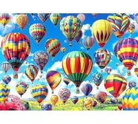 Puzzle 1200 pièces,Montgolfières colorées Puzzl pour Adultes, Puzzles pour Adultes Jeu éducatif Défi Jouet, Jeu d'adresse pour Toute la Famille, Puzzle pour Adulte Enfants