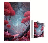 Puzzle 1200 Pièces - Paysage & Ciel étoilé - Puzzle en Bois Durable avec Lettres au Dos - Jeu sans Poussière avec Affiche - Modèle pour Collectionneurs et 14 Ans et Plus (75 x 50 cm) P3#773