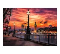 Puzzle 1200 pièces,Paysage Nocturne de Londres Puzzl pour Adultes, Puzzles pour Adultes Jeu éducatif Défi Jouet, Jeu d'adresse pour Toute la Famille, Puzzle pour Adulte Enfants