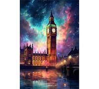 Puzzle 1200 pièces,Paysages de Londres Puzzl pour Adultes, Puzzles pour Adultes Jeu éducatif Défi Jouet, Jeu d'adresse pour Toute la Famille, Puzzle pour Adulte Enfants