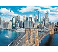 Puzzle 1200 pièces,Pont de la Ville de New York Puzzl pour Adultes, Puzzles pour Adultes Jeu éducatif Défi Jouet, Jeu d'adresse pour Toute la Famille, Puzzle pour Adulte Enfants