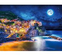 Puzzle 1200 pièces - Puzzle en Plastique - Starry Night of Cinque Terre, Italy