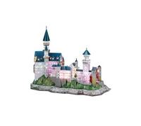 Puzzle 128 Pièces : Puzzle 3D avec LED - Château de Neuschwanstein - Difficulté 6/8, Cubic Fun