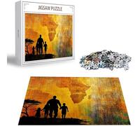 Puzzle 1314 Pièces Adultes Afrique, Puzzle 1314 Pièces Parfaitement Imbriquées Lettres au Dos, Paysage Impossible Difficile Puzzles pour Adultes et Adolescents pour Hommes et Femmes Cadeaux H-7860