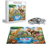 Puzzle 1314 Pièces Adultes Éléphant, Puzzle 1314 Pièces Parfaitement Imbriquées Lettres au Dos, Animal Impossible Difficile Puzzles pour Adultes et Adolescents pour Hommes et Femmes Cadeaux H-102