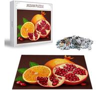 Puzzle 1314 Pièces Adultes Grenade, Puzzles pour Adultes de Qualité Supérieure, Fruit Puzzles Classiques, DIY Jeu D'Intelligence De l'art de la Décoration Moderne Maison Jeu Cadeaux de Noël B-759