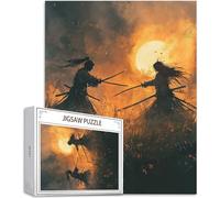 Puzzle 1314 Pièces Adultes Japon, Puzzle 1314 Pièces Parfaitement Imbriquées Lettres au Dos, Guerrier Impossible Difficile Puzzles pour Adultes et Adolescents pour Hommes et Femmes Cadeaux H-174