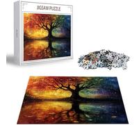 Puzzle 1314 Pièces Adultes Rêve, Puzzle 1314 Pièces Parfaitement Imbriquées Lettres au Dos, Arbre de la Vie Jeu éducatif défi Joue Art Puzzles Classiques, pour Adultes et Adolescents 75 x 50 cm B-714