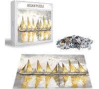 Puzzle 1314 Pièces Adultes Voilier, Puzzle 1314 Pièces Parfaitement Imbriquées Lettres au Dos, Lac Impossible Difficile Puzzles pour Adultes et Adolescents pour Hommes et Femmes, Cadeaux Noël H-660