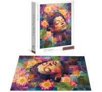 Puzzle 1314 Pièces Adultes Zen, Puzzles pour Adultes de Qualité Supérieure, Fleur Puzzles Classiques, DIY Jeu D'Intelligence De l'art de la Décoration Moderne Maison Jeu Cadeaux de Noël B-7266