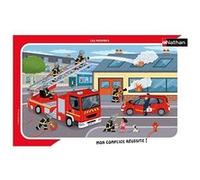 Nathan Puzzle 15 pièces Les pompiers – Cadre – Dès 3 ans