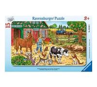 Puzzle 15 pièces avec cadre - La vie à la ferme NA G