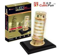 Puzzle 15 Pièces Puzzle 3d Avec Led - Tour De Pise