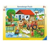 Ravensburger Puzzle 06020 7 – Qui va avec quoi ? – 15 pièces – Ferme