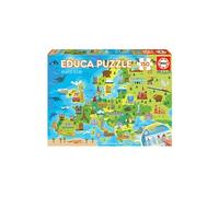 Educa Borrás Puzzle 150 pièces Carte d'Europe – Enfants dès 6 ans (18607)
