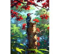 Puzzle 150 Pieces Adulte Arbres Fleurs Oiseaux 35x25 cm éducatif Challenge Classique Puzzles pour Famille Amis