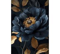 Puzzle 150 Pieces Adulte Fleurs Grises 35x25 cm éducatif Challenge Classique Puzzles pour Famille Amis