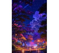 Puzzle 150 Pieces Adulte Paysage Rue 35 x 25 cm Puzzles Adultes 150 Pièces Puzzle Impossible Jeu Éducatif Jeu D'adresse pour Toute la Famille