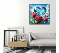 Puzzle 150 Pièces Adultes Amour de Rose Rouge, Puzzle Adulte 150 Pieces, Relax Puzzles Jeux, Bricolage Puzzles Classiques pour Décoration Maison Cadeaux 65x65cm/26x26inch