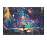 Puzzle 150 Pièces Adultes Astronaute l'univers Puzzle Difficile et Stimulant Jeux éducatif Puzzles Classiques Puzzles 150 Pièces Adultes Cadeau Stimulant 35 x 25 cm